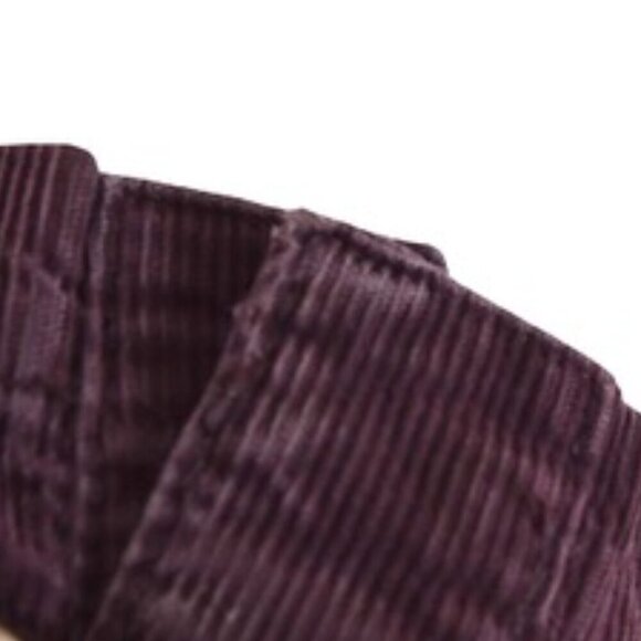 GAP Maroon Corduroy Button Mini Skirt Y2K 2004 Utility Style Size 16 - Picture 10 of 10